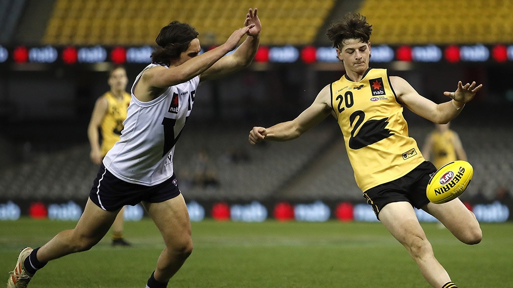 prior081119.jpg Jaxon Prior in action for Western Australia against Vic Country. All pictures: AFL Photos - AFL,Lifestyle,Perspective,News,Profile,Jaxon Prior,Draft,Tag-Draft